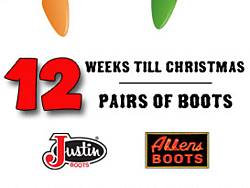 Allens Boots 12 Weeks 'Til Christmas Giveaway