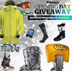 Backcountry Magazine Opening Day Giveaway