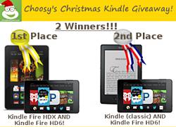 Choosy Bookworm Christmas Kindle Giveaway