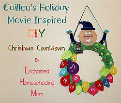 Enchanted Homeschooling Mom: Caillou's Holiday Movie DVD Giveaway