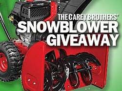 Carey Brothers Craftsman Snow Blower Giveaway