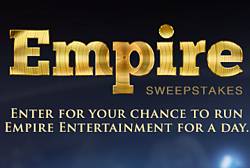 Fox Broadcasting Run Empire for a Day Sweepstakes