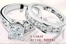 MyJewelryBox Diamond Engagement Ring & Band Set Christmas Sweepstakes