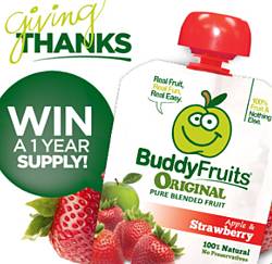 Buddy Fruits Holiday Sweepstakes