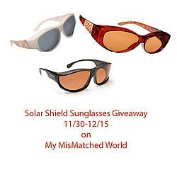 My Mis-Matched World: Solar Shield Sunglasses Giveaway