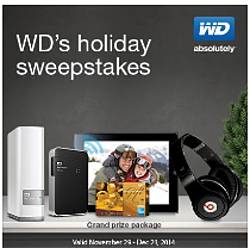 Fry's Electronics WD Holiday Sweepstakes