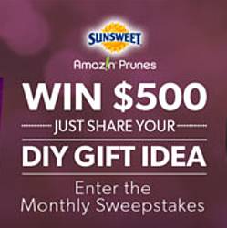 Sunsweet Growers Share Your DIY Gift Idea Giveaway