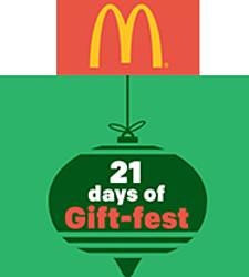 McDonald's 21 Days of Gift-Fest Sweepstakes