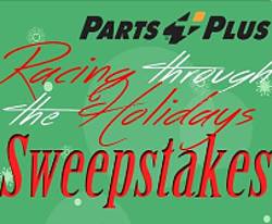 Parts Plus 2014 Racing Through the Holidays Sweepstakes