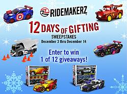 Ridemakerz 12 Days of Gifting Sweepstakes