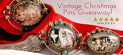 Sweet Romance: Vintage Christmas Pin Set Giveaway