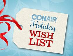 Conair Holiday Wish List Giveaway