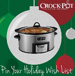 Crock-Pot Holiday Wish List With Crock-Pot Slow Cooker Sweepstakes