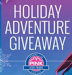 Pink Jeep Tours Sedona Holiday Adventure Sweepstakes