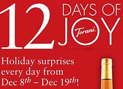 Torani 12 Days of Torani Joy Giveaway