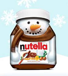 Nutella Snowman Jar Sweepstakes