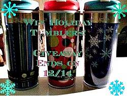 Fancy That!: Holiday Tumbler Giveaway