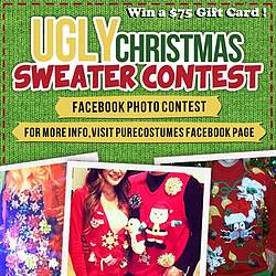 Pure Costumes Ugly Christmas Sweater Photo Contest