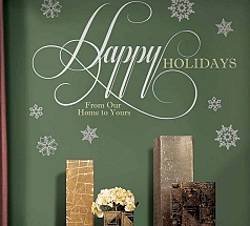 RoomMates Decor Happy Holiday Wall Decal Giveaway