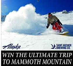 Alaska Airlines Ultimate Mammoth Experience Sweepstakes