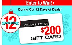 Wilson's Leather: Gift Card a Day Giveaway