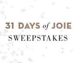 Joie 31 Days of Joie Sweepstakes