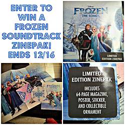 Fancy That!: Frozen Soundtrack ZinePak Giveaway