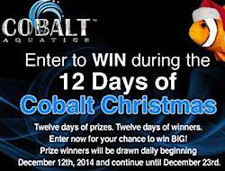 Cobalt Aquatics 12 Days of Cobalt Christmas 2015 Sweepstakes
