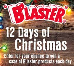 B’laster Corporation 12 Days of Christmas Sweepstakes