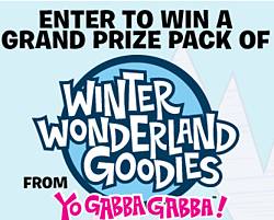 Journeys Winter Wonderland Goodies Yo Gabba Gabba! Sweepstakes
