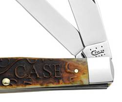 Shepherd Hills Sawcut Antique Carved Bone Trapper Case Knife Contest