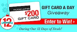 Wilsons Leather $200 a Day Gift Card Giveaway