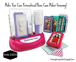 Finding Sanity in Our Crazy Life: Make Your Case Personalized Phone Case Giveaway