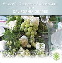 Grapes From California Season’s Greetings Sweepstakes