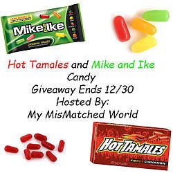 My Mis-Matched World: Hot Tamales and Mike and Ike Candy Giveaway