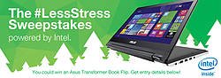 Intel Staples #LESSSTRESS Sweepstakes