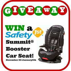 A Grande Life: Safety 1st Summit Booster Car Seat Giveaway