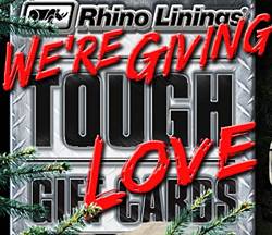 Rhino Linings Tough Gift Card Instant Win Giveaway