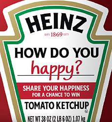 Heinz Ketchup How Do You Happy Contest and Sweepstakes