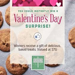 Tate's Bake Shop Be My Gluten Free Valentine Instant Win Game