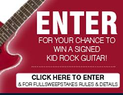 FYE Kid Rock Signed Guitar Sweepstakes
