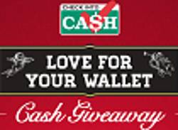 Check Into Cash Love for Your Wallet Giveaway Sweepstakes