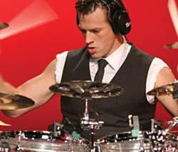 Cascio Thomas Lang Signed Remo Drumhead Sweepstakes
