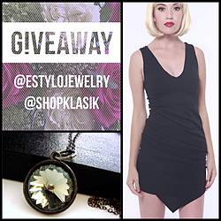 Estylo Jewelry Dress and Coordinating Necklace Instagram Giveaway