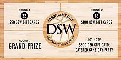 DSW Designer Shoe Warehouse #DSWGameDay Twitter Contest