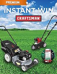 Shop Your Way Craftsman Green Grass Instant Win Game