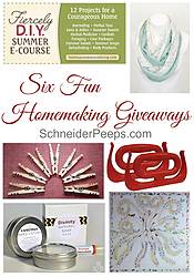 SchneiderPeeps: Six Giveaways for Stress Free Homemaking