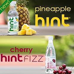 Pineapple Hint Water and Cherry Hint Fizz Giveaway