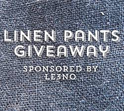 daily savant: Summer Linen Pants Giveaway