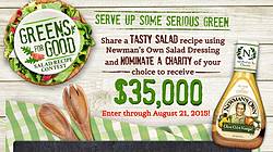 Newman’s Own Greens for Good Contest